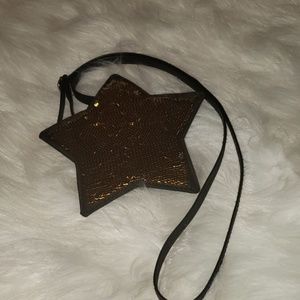 Sequin star purse.